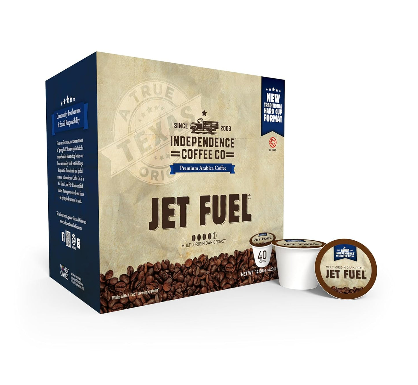Independence Coffee Co. Jet Fuel Dark Roast K Cup Pods Review