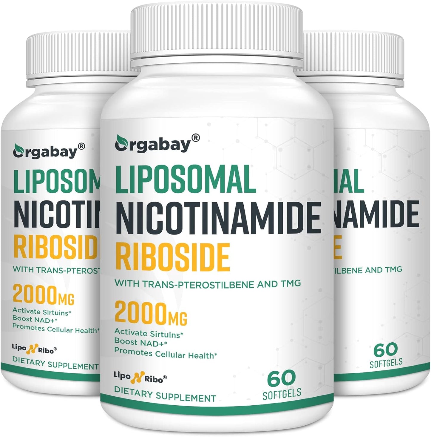 Orgabay Liposomal Nicotinamide Riboside 2000 MG for Healthy Aging