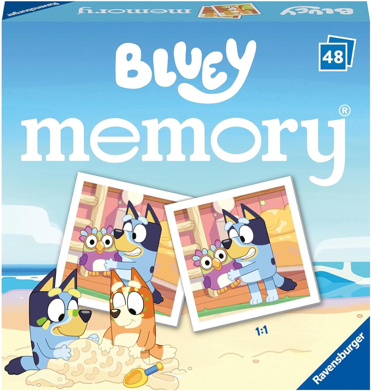 Bluey Mini Memory Game Ages 3+