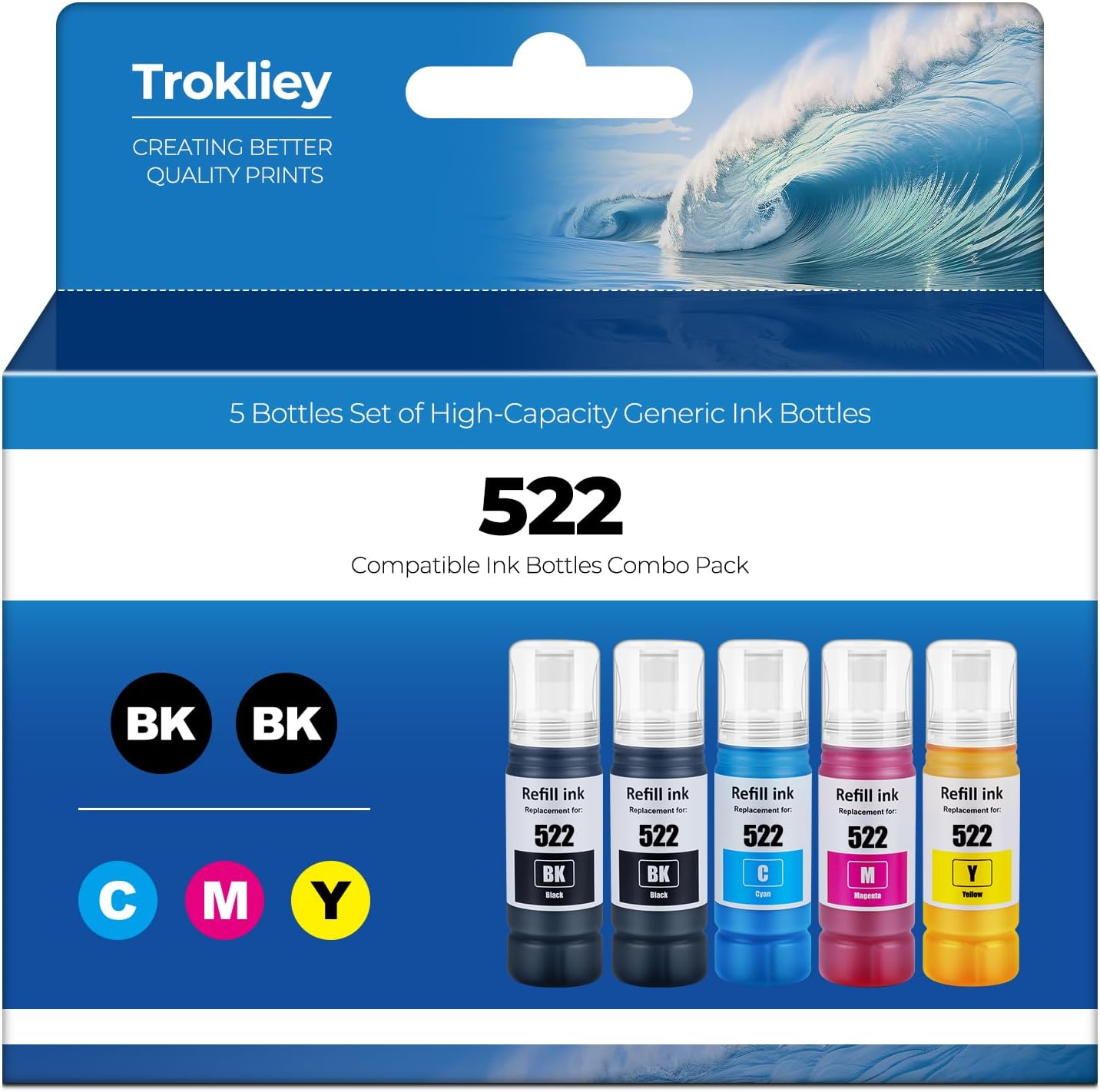 Epson 522 Ink Refill Bottles: Unlimited Printing!