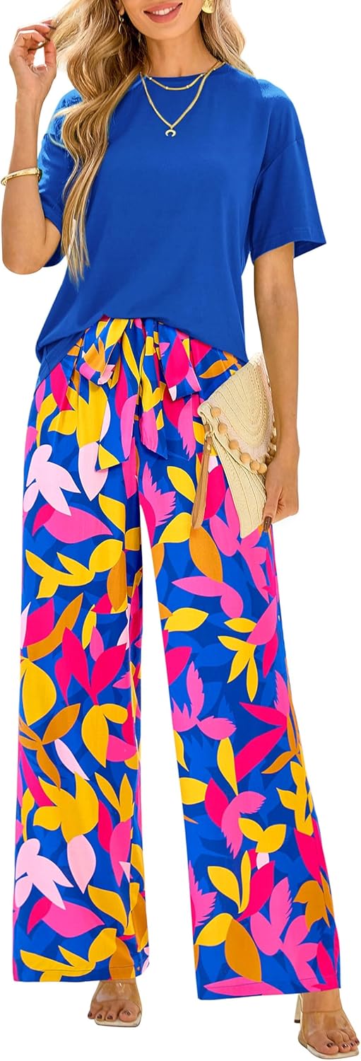 PRETTYGARDEN Women Summer 2 Piece Outfits for Stylish Comfort