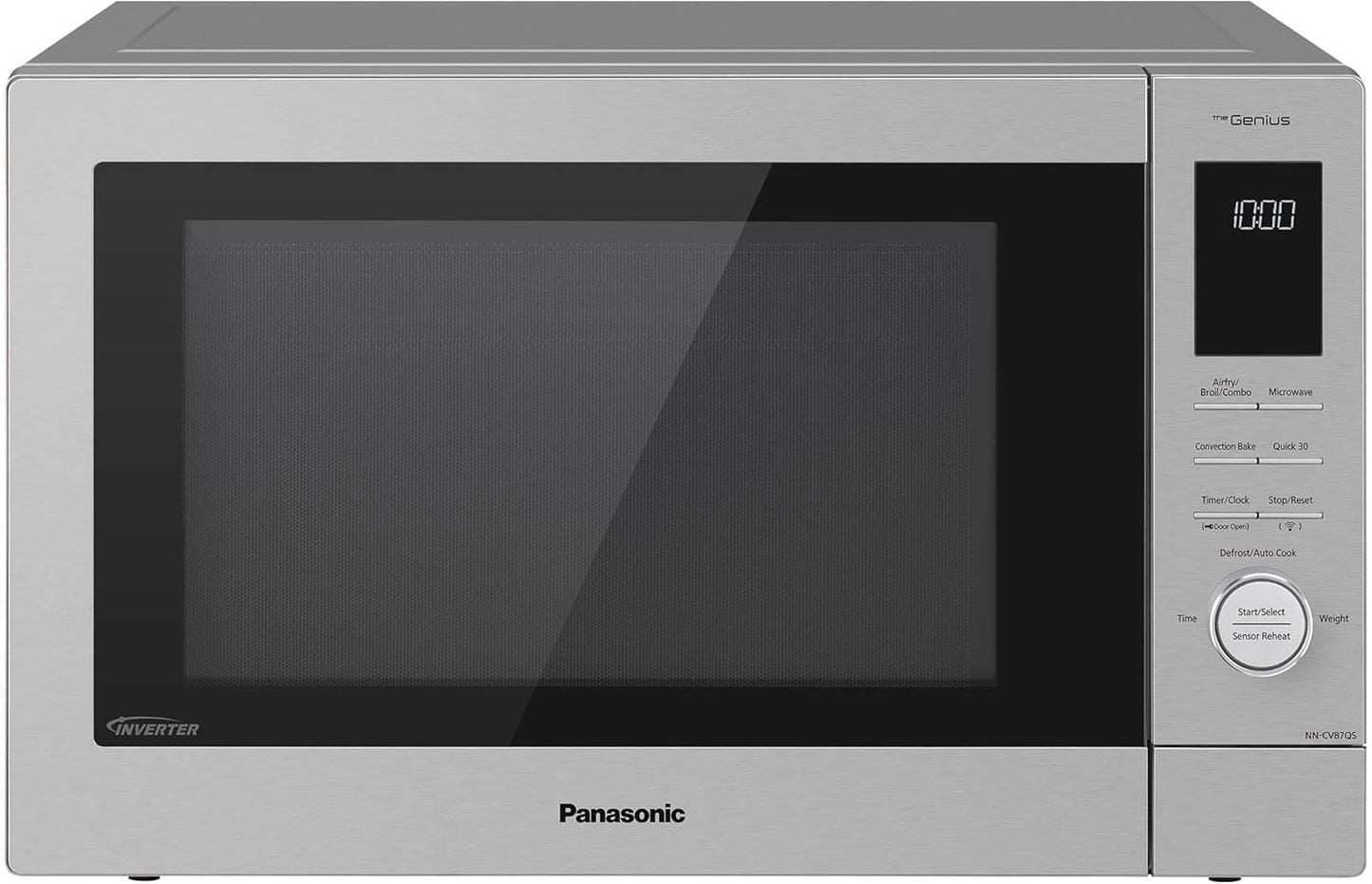 Panasonic Stainless Steel Microwave, Countertop Efficiency
