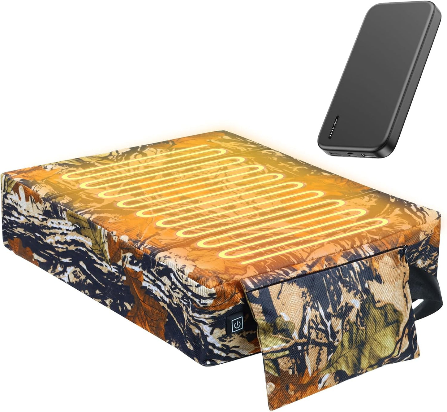 Heated Hunting Seat Cushion Pad with Adjustable Temperature