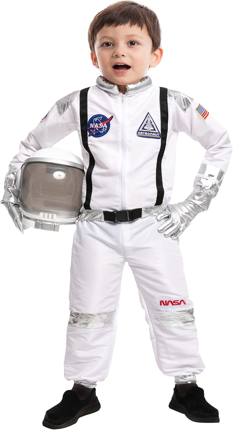 Kids' Astronaut Costume Set with Helmet
