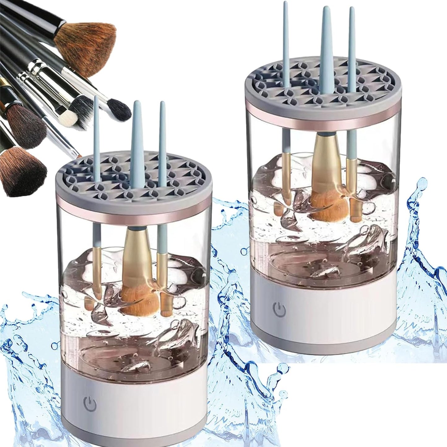 Powerful Electric Makeup Brush Cleaner for All Brush Sizes
