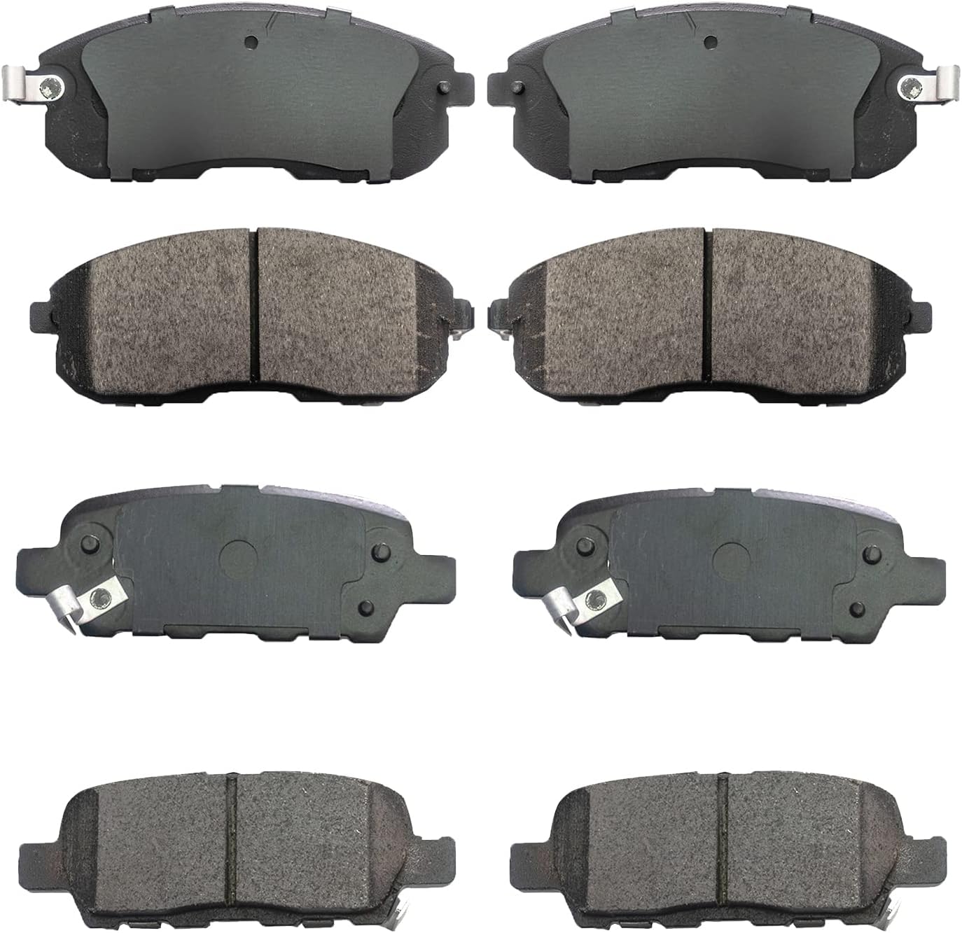 Front & Rear Ceramic Brake Pads for 2007-2013 Nissan Altima