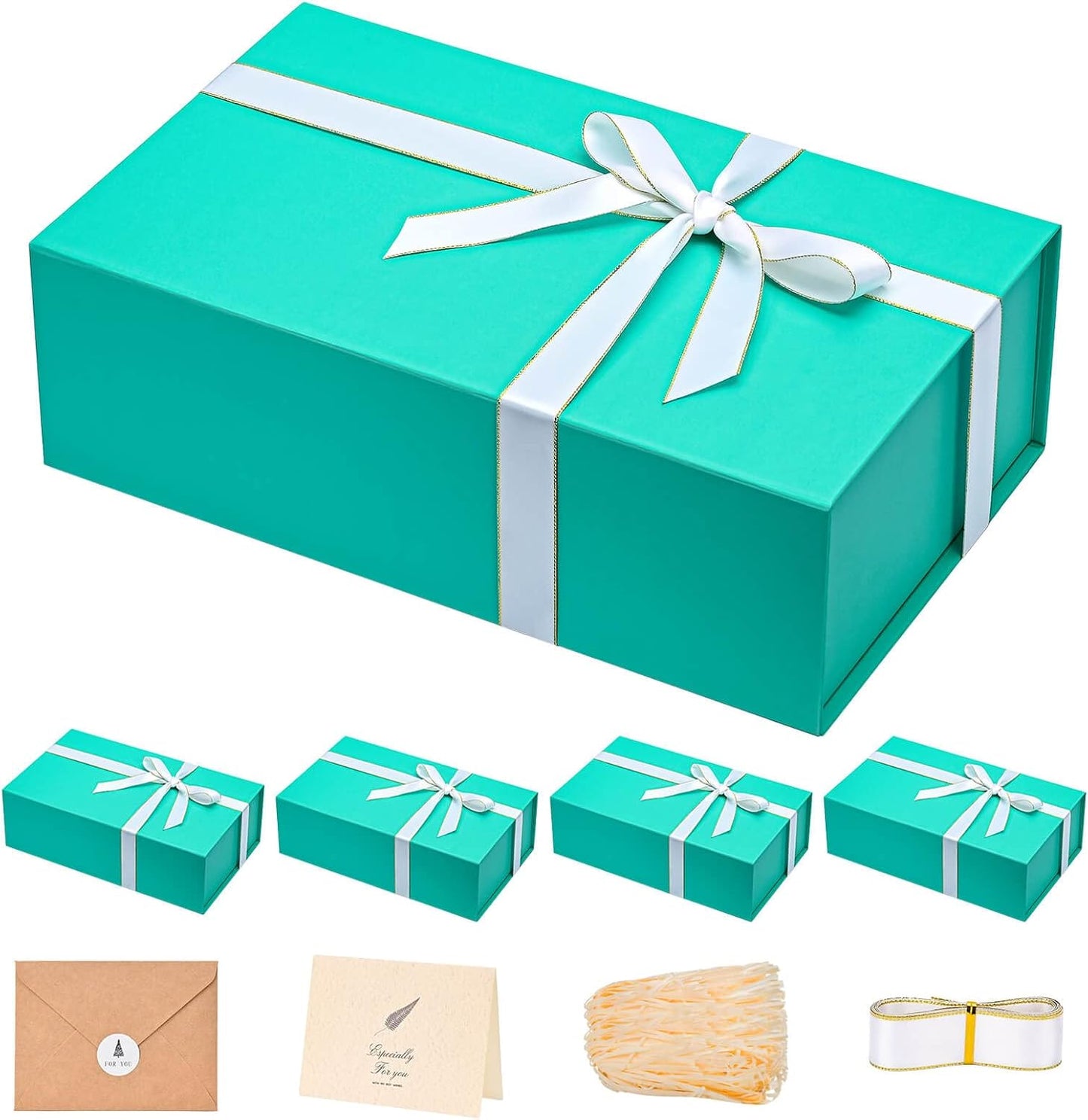 LIFELUM Large Gift Boxes with Lids for Christmas and Birthdays