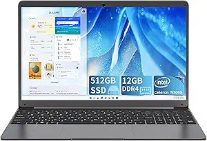 SGIN 15.6 inch Laptop with FHD Display and 12GB DDR4 Memory