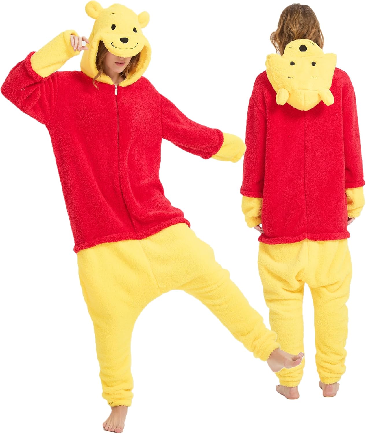 III HHONS Onesie Adult Costume Animal Pajamas for Fun Nights