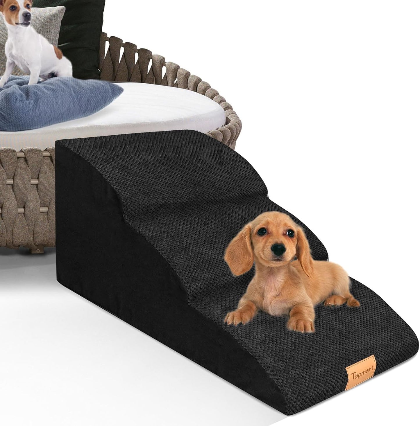 Topmart High Density Foam Dog Ramp for Older Pets and Cats