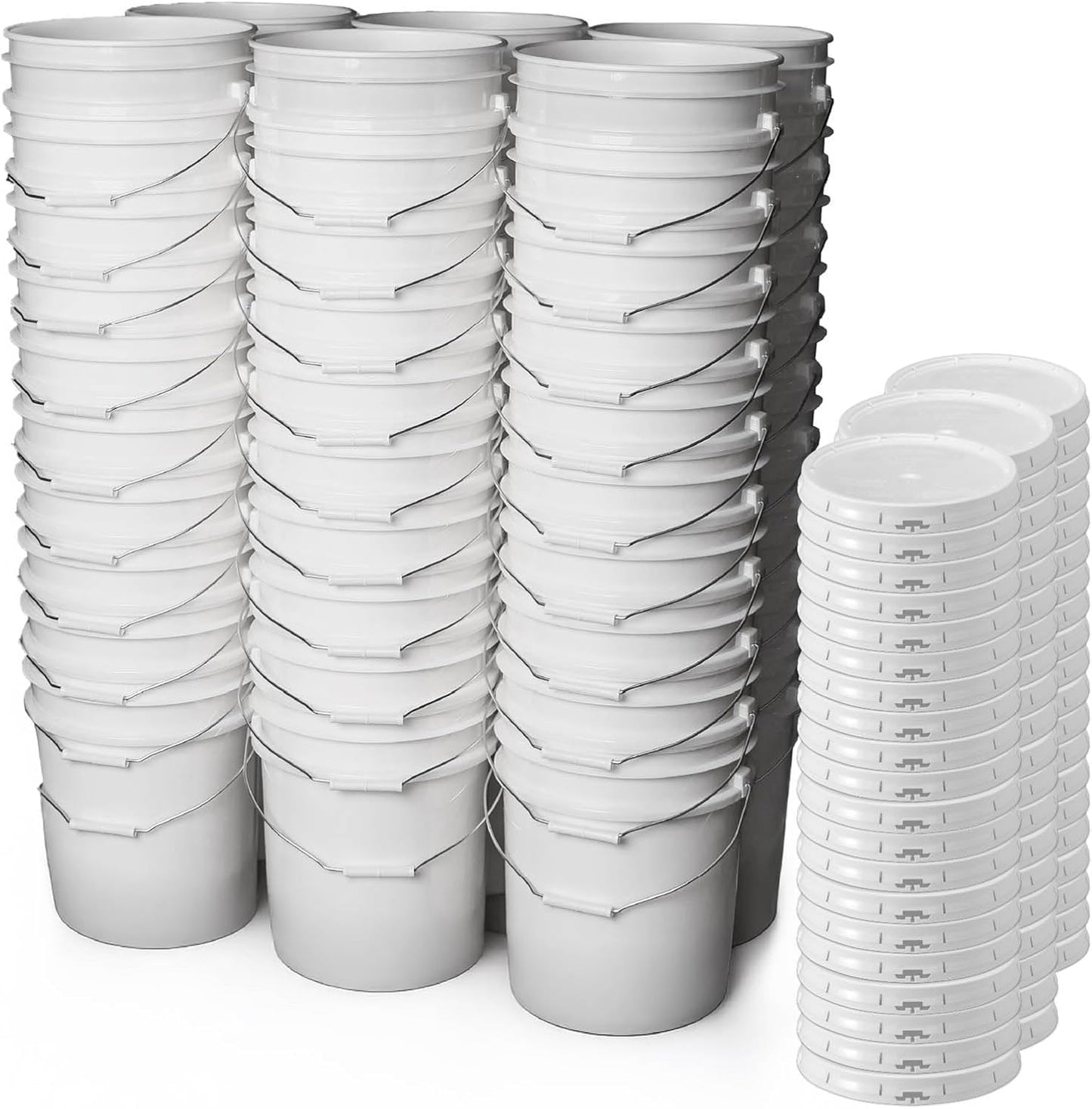 5 Gallon Bucket with Airtight Lid for Food Storage and More