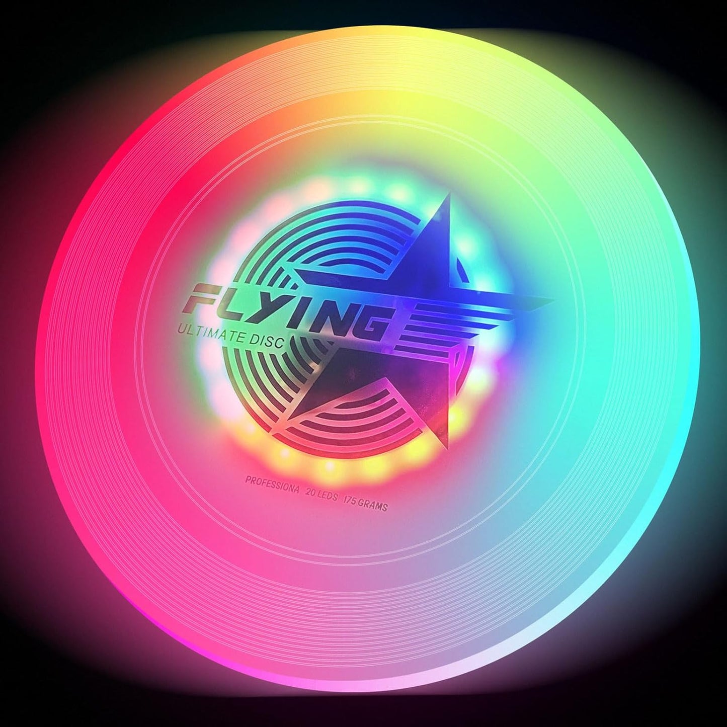 Light Up Flying Disc - 14 Modes, Long Battery Life, Ultimate Fun!