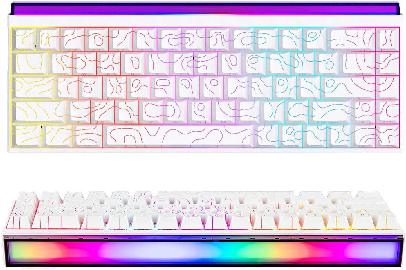 AJAZZ NK68 Wired Gaming Keyboard with Lightbox for Gamers