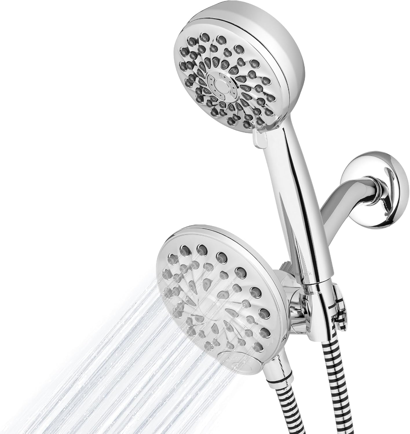 Waterpik One-Touch Dual 2-in-1 Shower System with Rain Head
