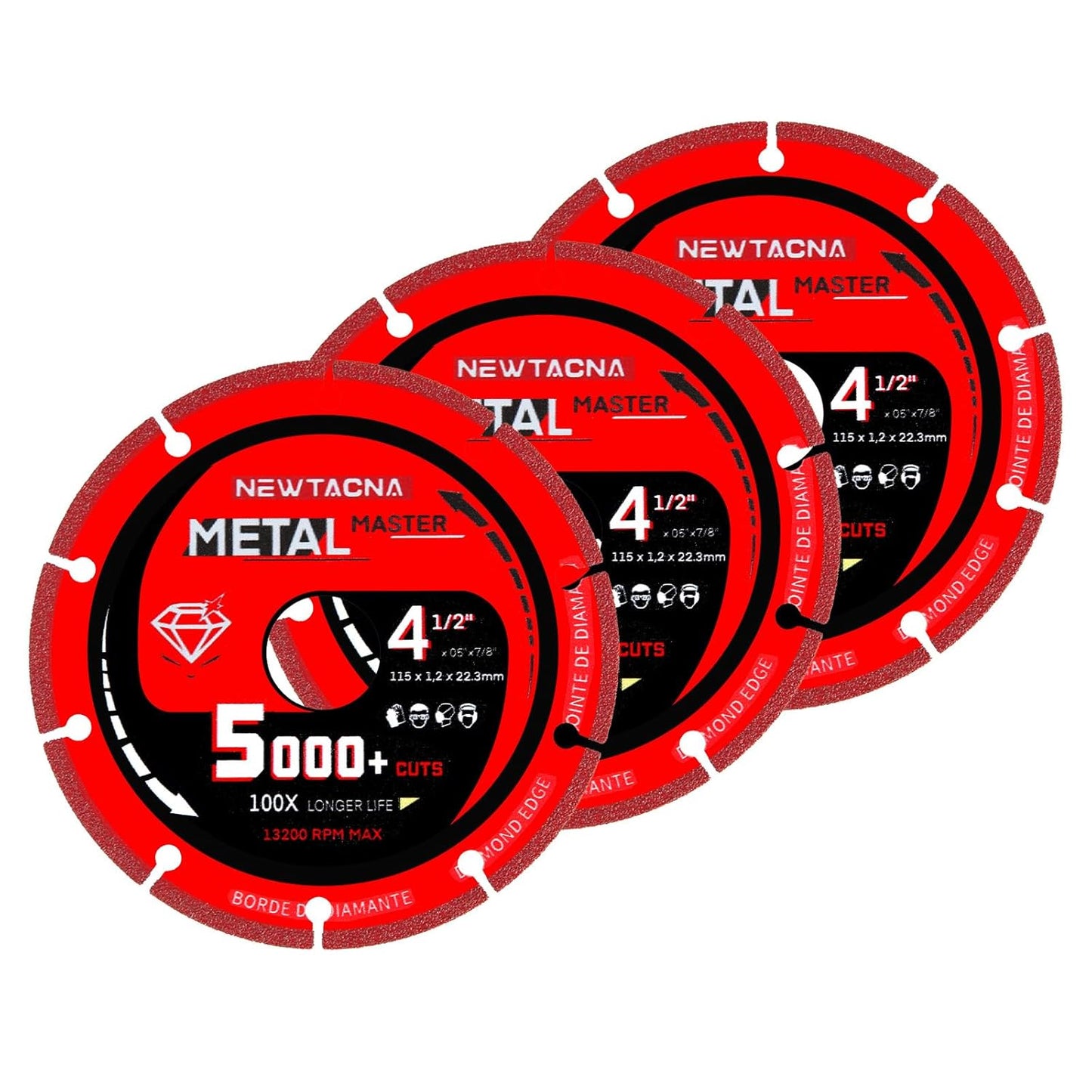 NEWTACNA 4.5 Metal Cutting Disc - Precision Cuts Guaranteed