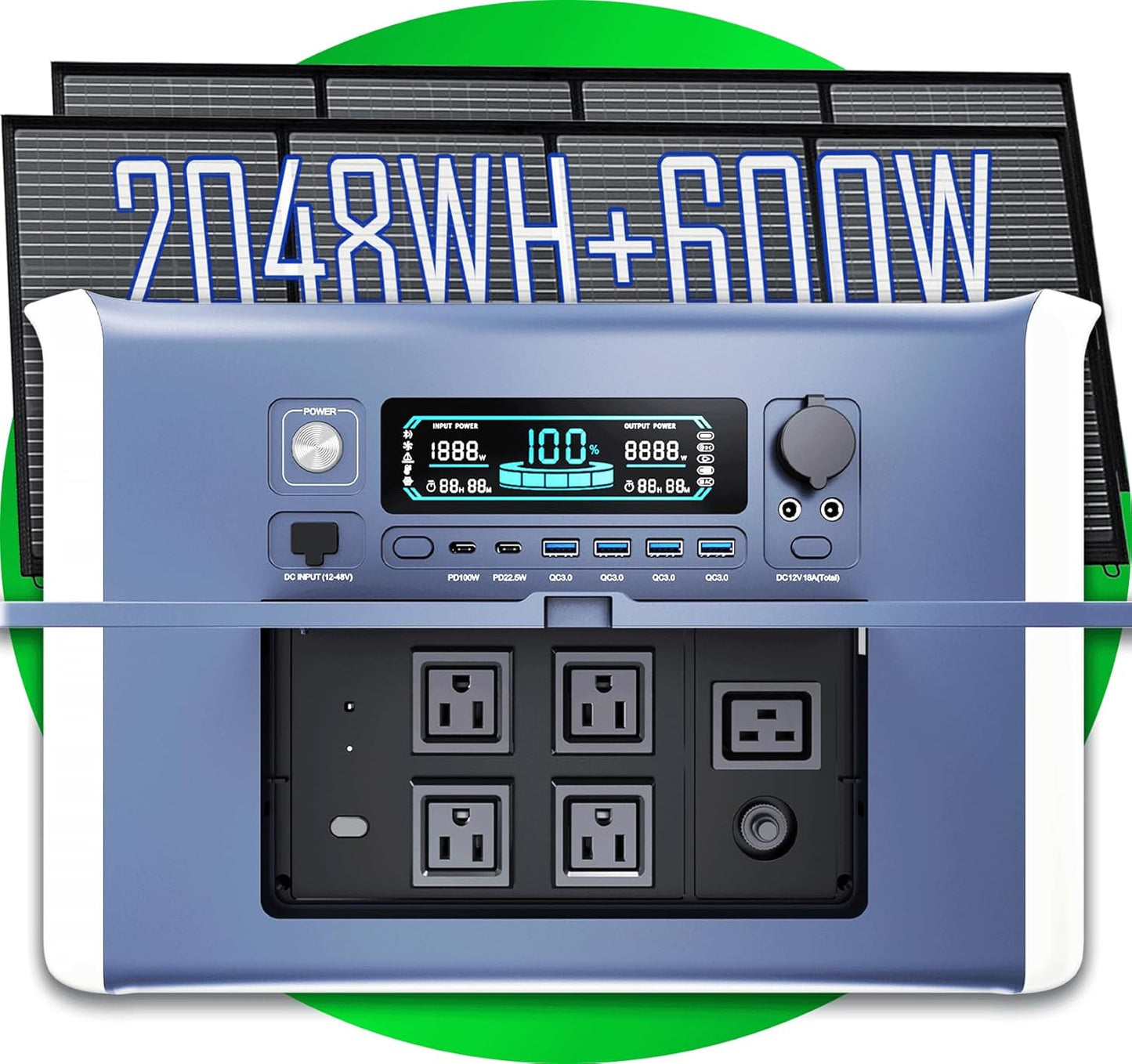 Ultra-Powerful Portable Solar Generator