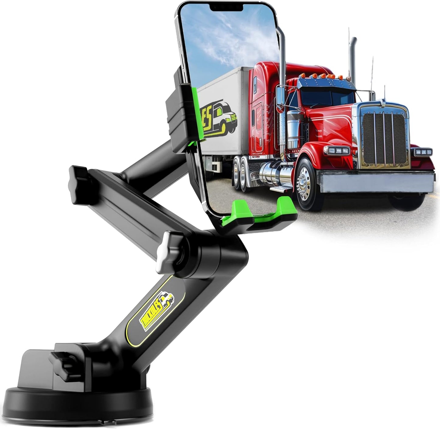 Truckules: Heavy Duty Phone Mount for Big Rigs