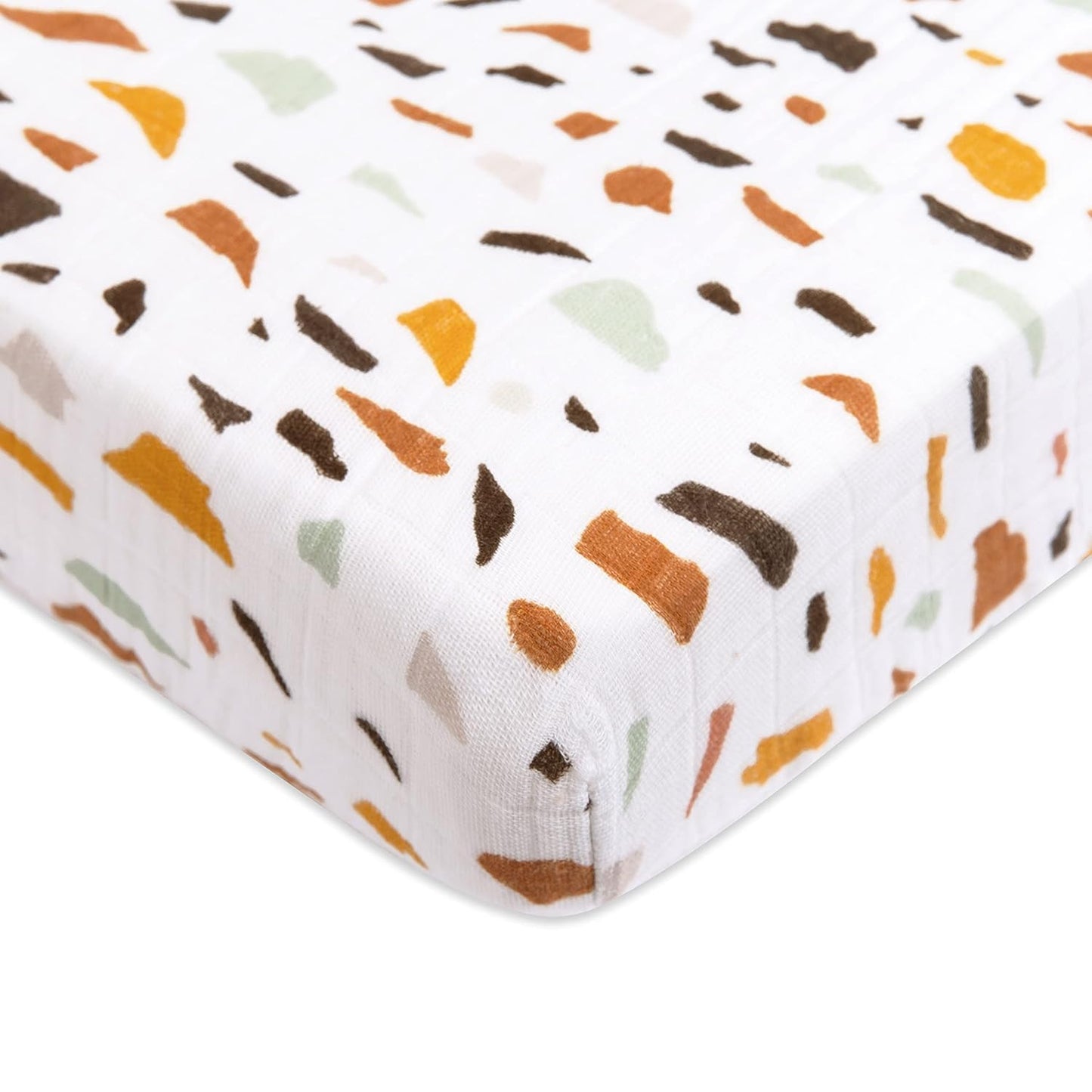 Babyletto Organic Cotton Mini Crib Sheet - Ultra-Soft Muslin