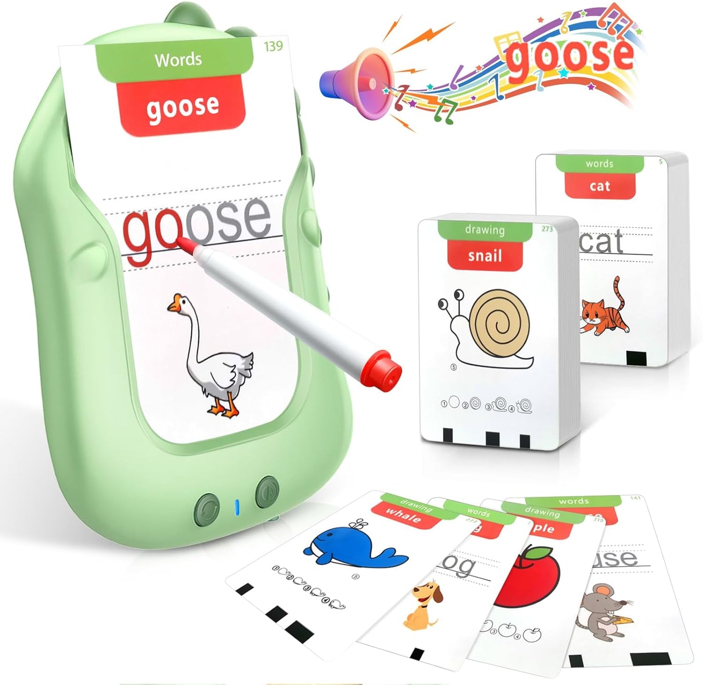Interactive Phonics Flash Cards for Kids