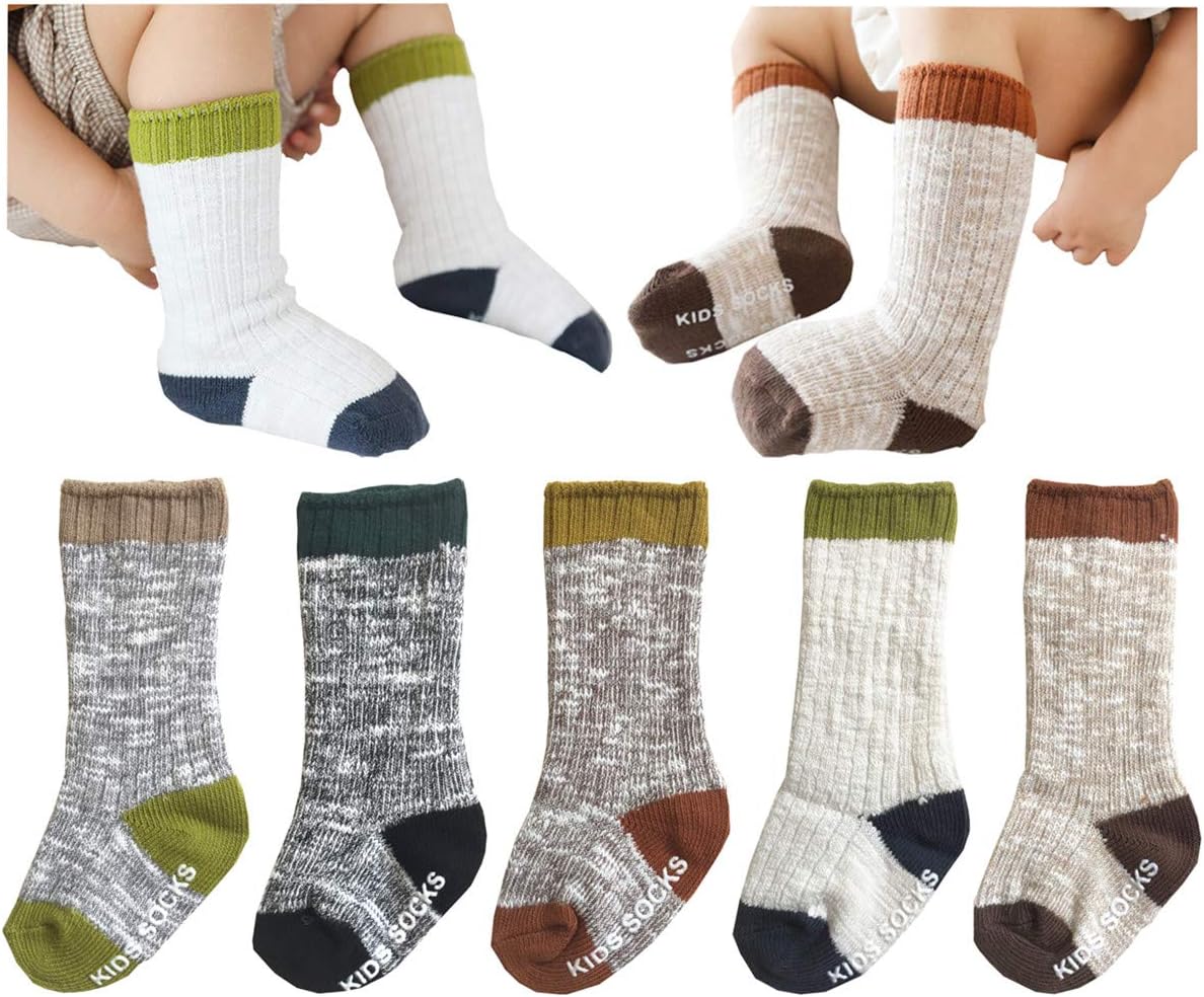 Cozy Knee-High Socks for Little Ones by QandSweet