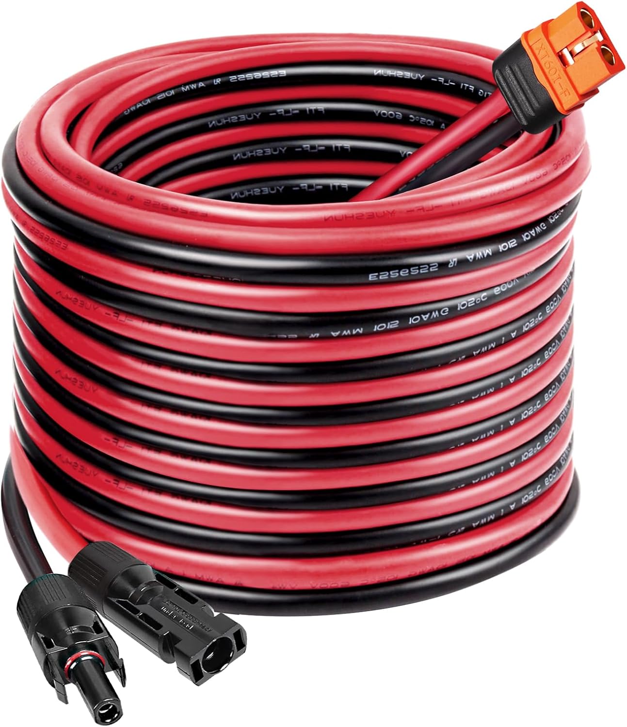Solar to XT60i Cable 10AWG 30FT for Portable Power Stations