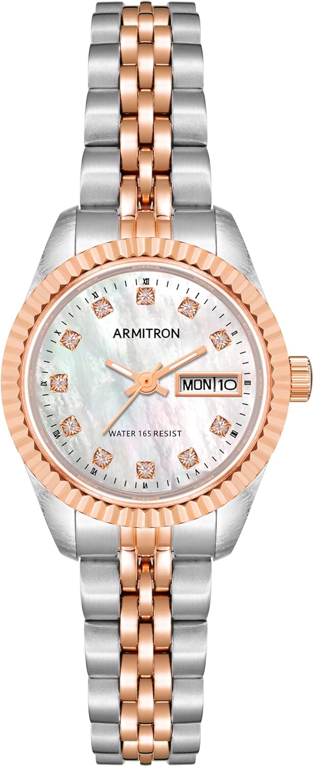 Armitron Women's Genuine Crystal Accented Bracelet Watch Review
