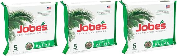 Jobe's Palm Tree Fertilizer Spikes for Healthy Outdoor Growth