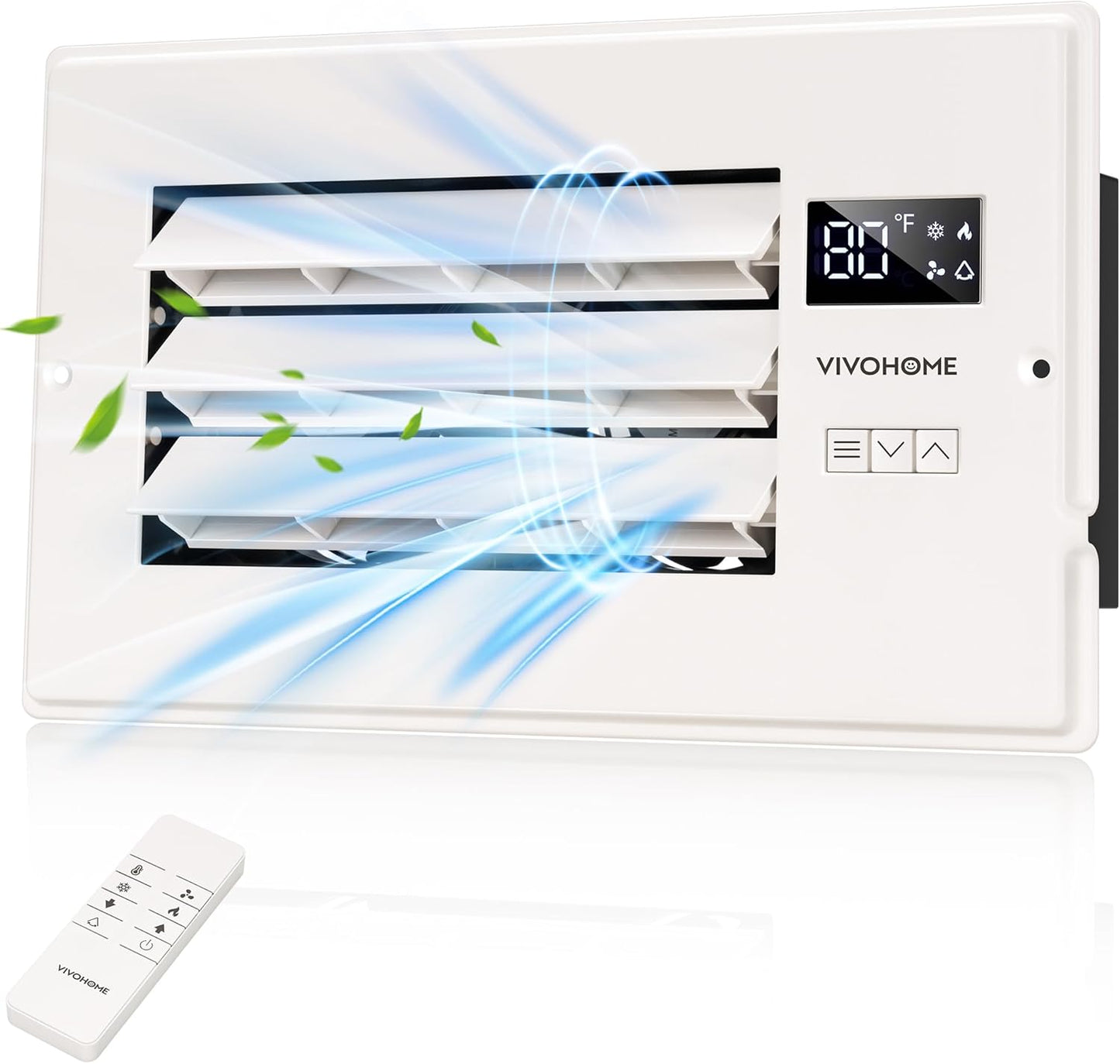 VIVOHOME 6ft' x 10ft' Register Booster Fan with Smart Control
