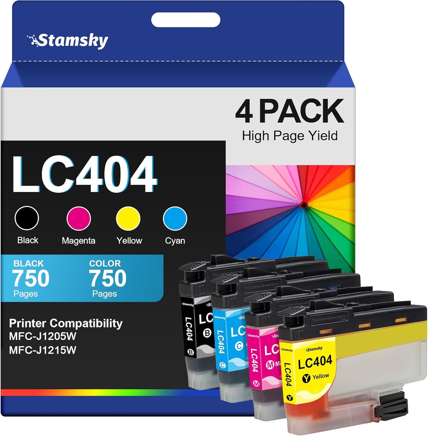 Vivid Prints Guaranteed - Stamsky LC404 Ink Kit