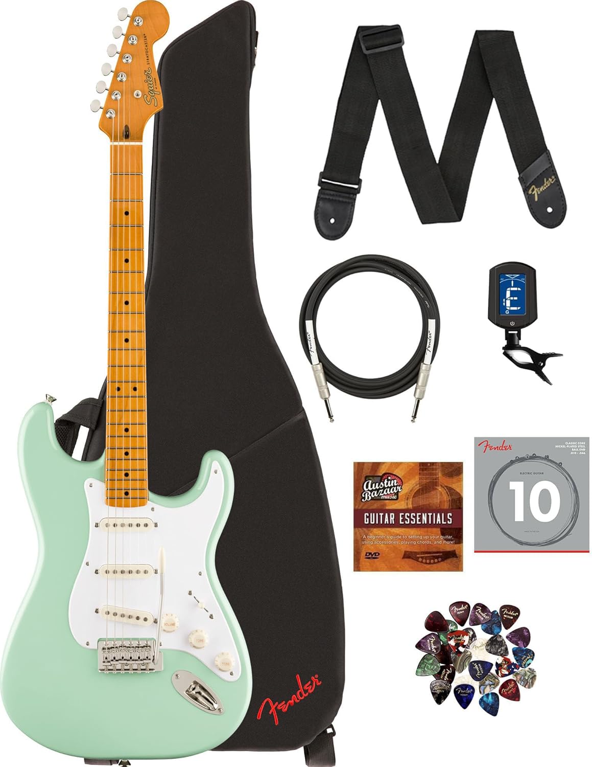 Fender Squier Classic Vibe '50s Stratocaster Bundle with Gig Bag