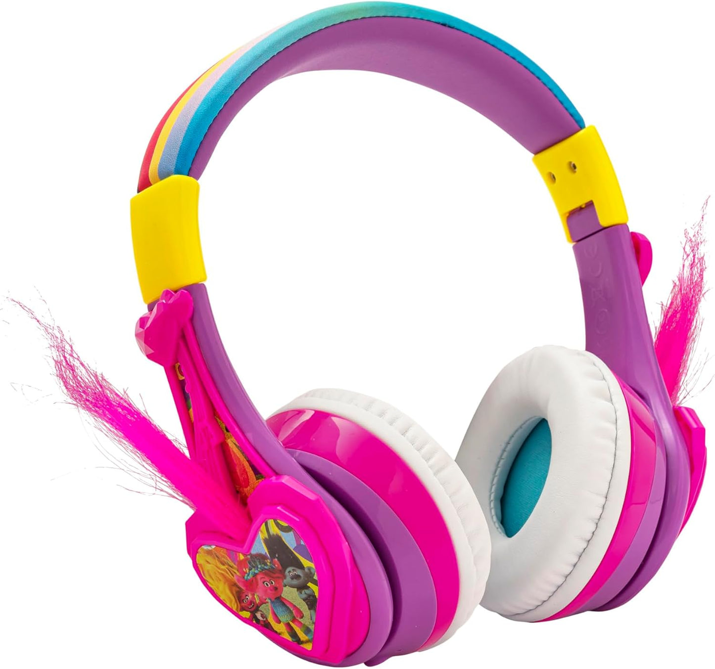 Volume-Limited Trolls Bluetooth Headphones for Kids