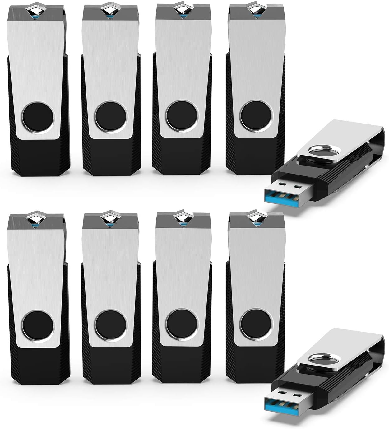KEXIN USB 3.0 Flash Drive 32GB - Fast 10 Pack Thumb Drives