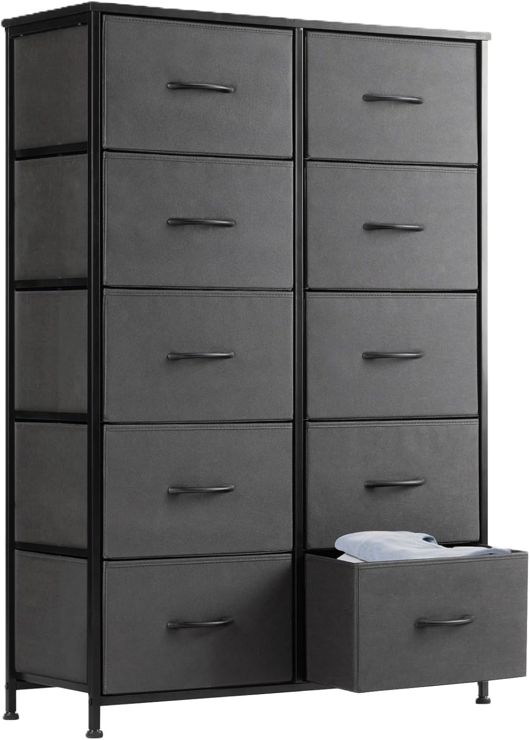 Sweetcrispy Tall Dresser with 10 Drawers for Stylish Storage