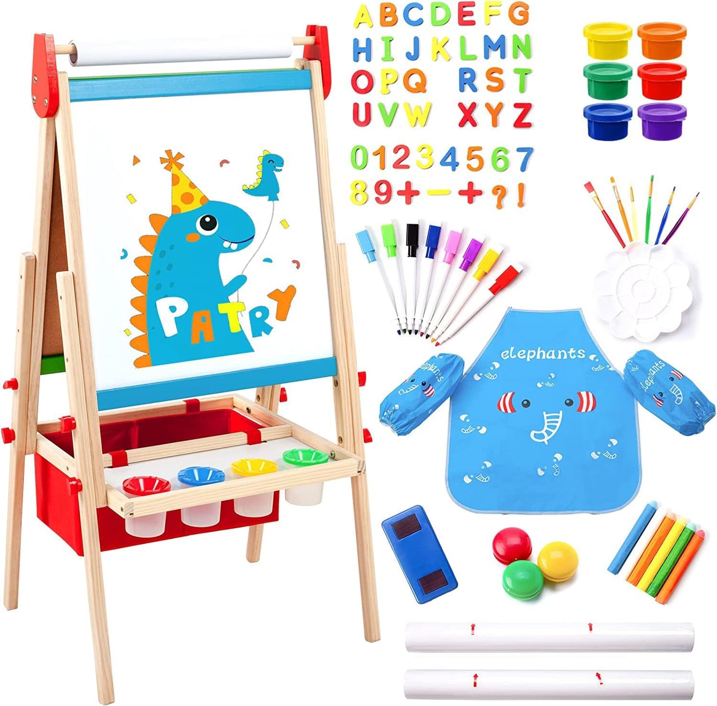 Kids Easel with 100+ Accessories for Creative Fun and Learning