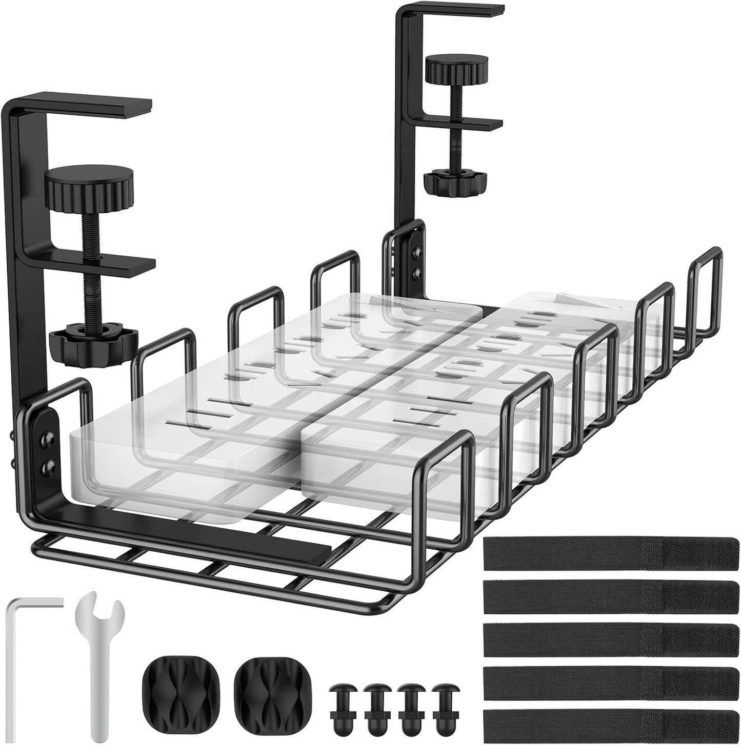 REFLYING Desk Cable Organizer - Neat & Tidy Workspace!