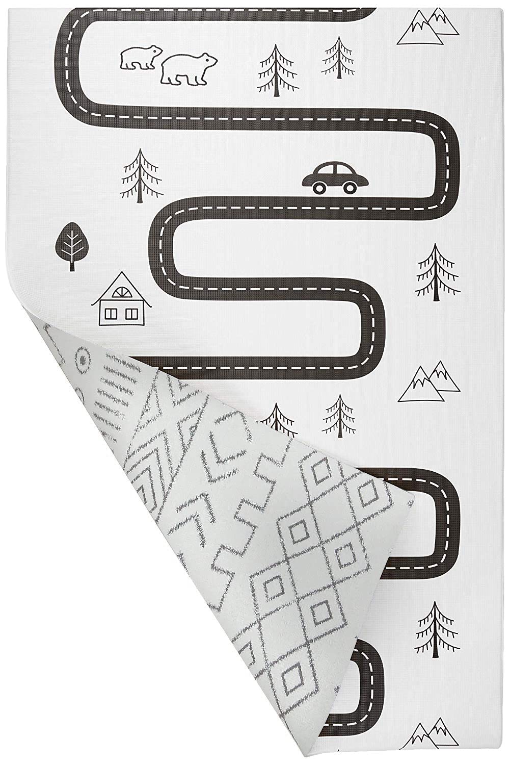 Baby Care Play Mat - Large Reversible Waterproof Mat for Kids