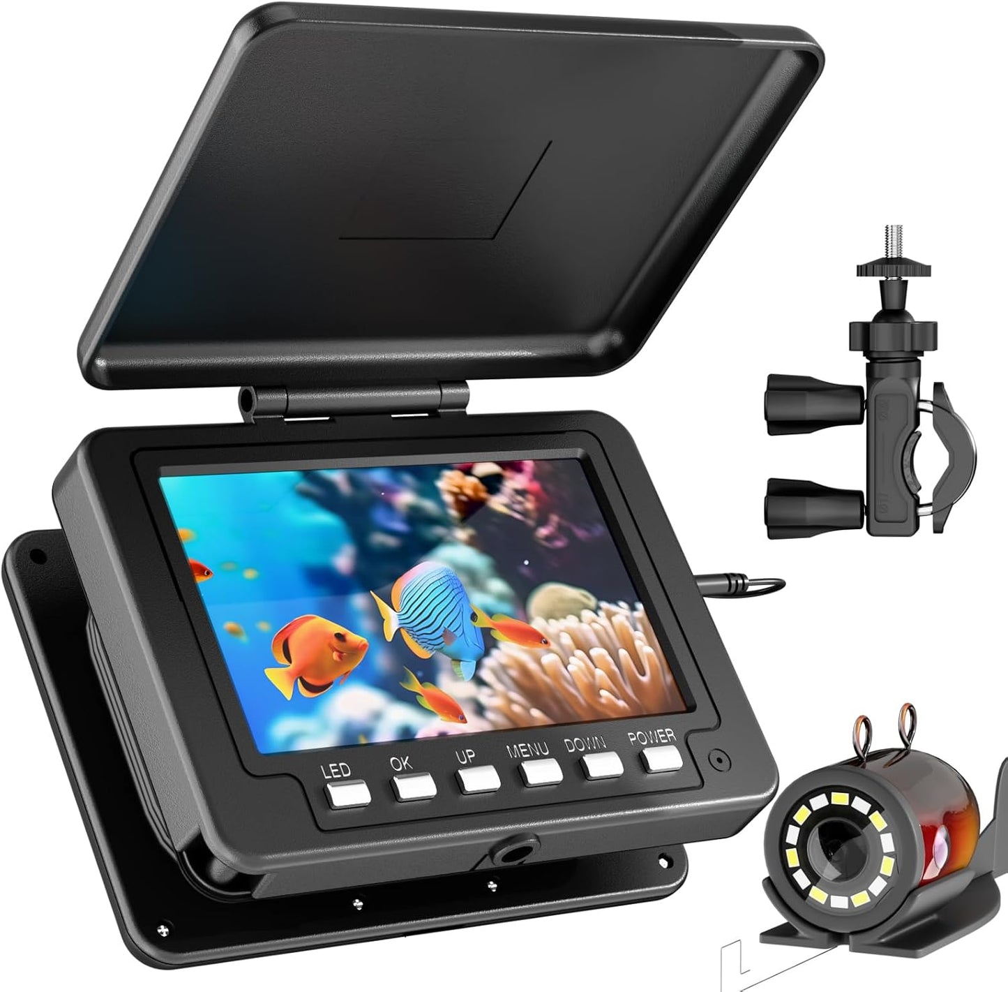 ESANHAO Portable Fish Camera - Crystal Clear Underwater View!