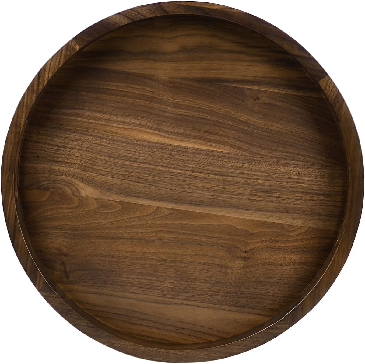 15x15 inches Round Ottoman Tray for Serving and Decor