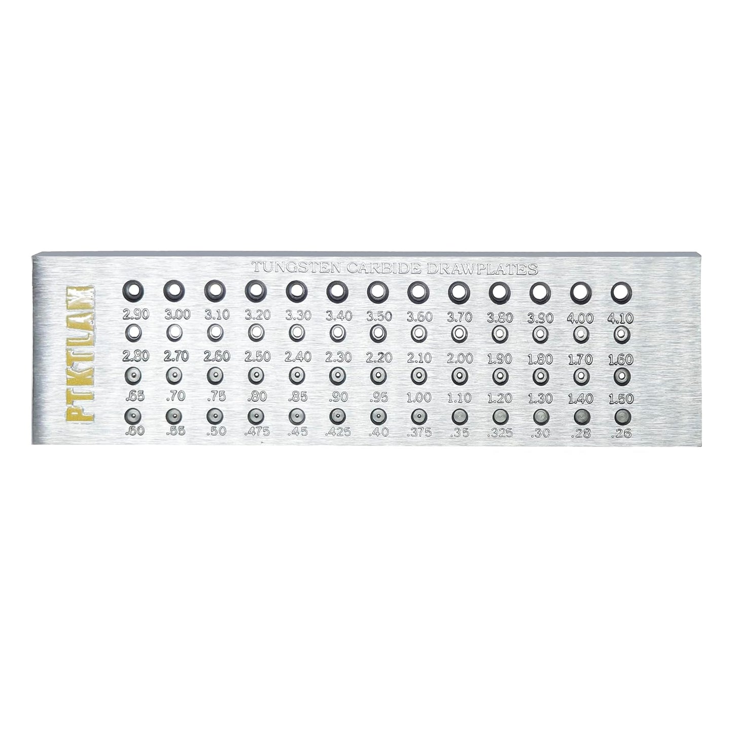 Jewelry Wire Drawplate for Jewelry Wire Making with 52 Holes