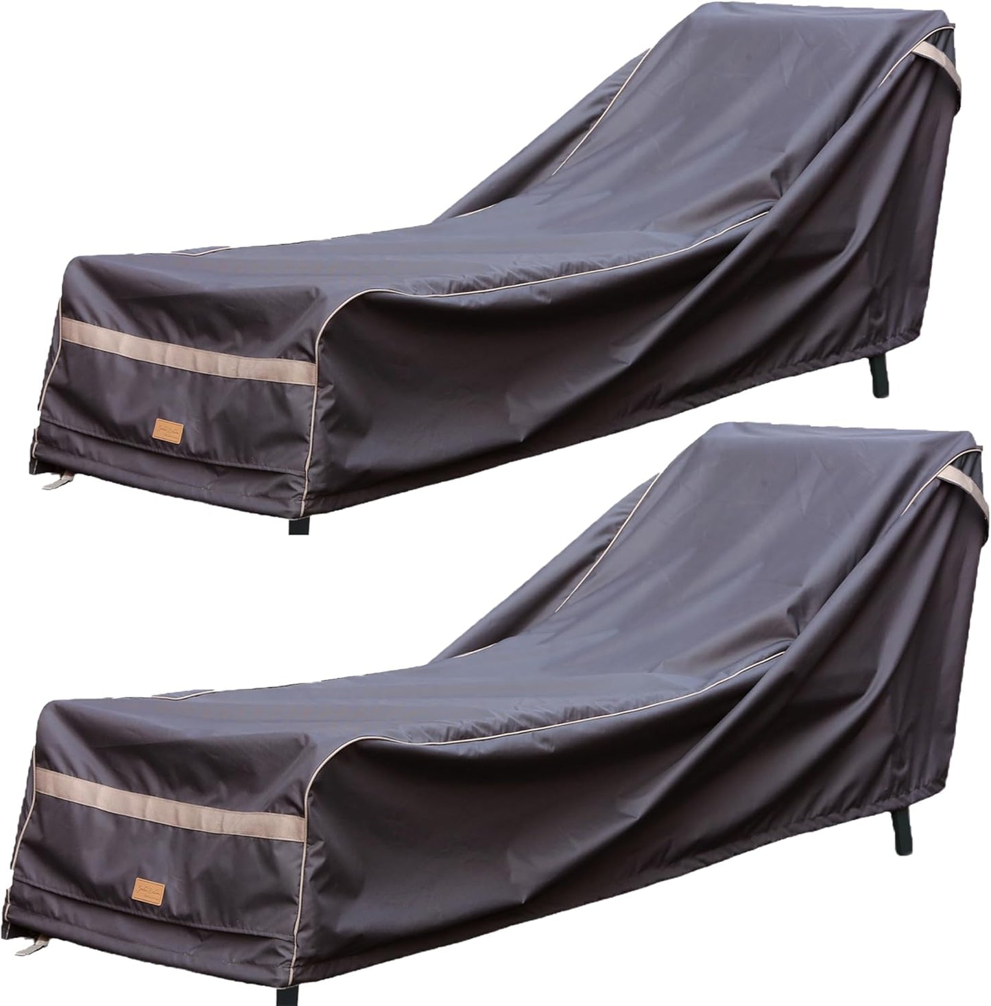 Patio Chaise Lounge Cover Waterproof for Outdoor Furniture