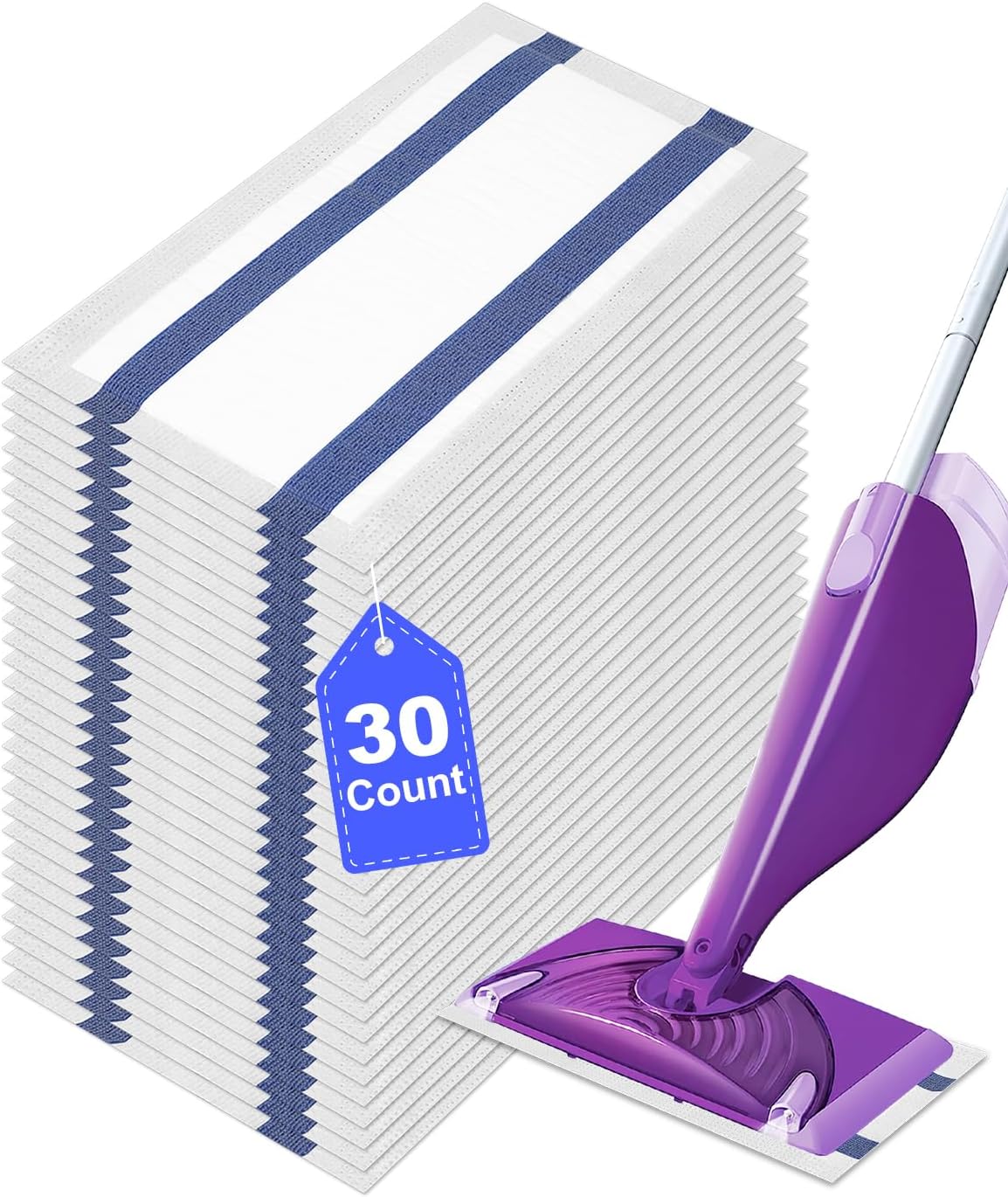 Ultra-Absorbent Swiffer Wet Jet Pads - 30 Pack