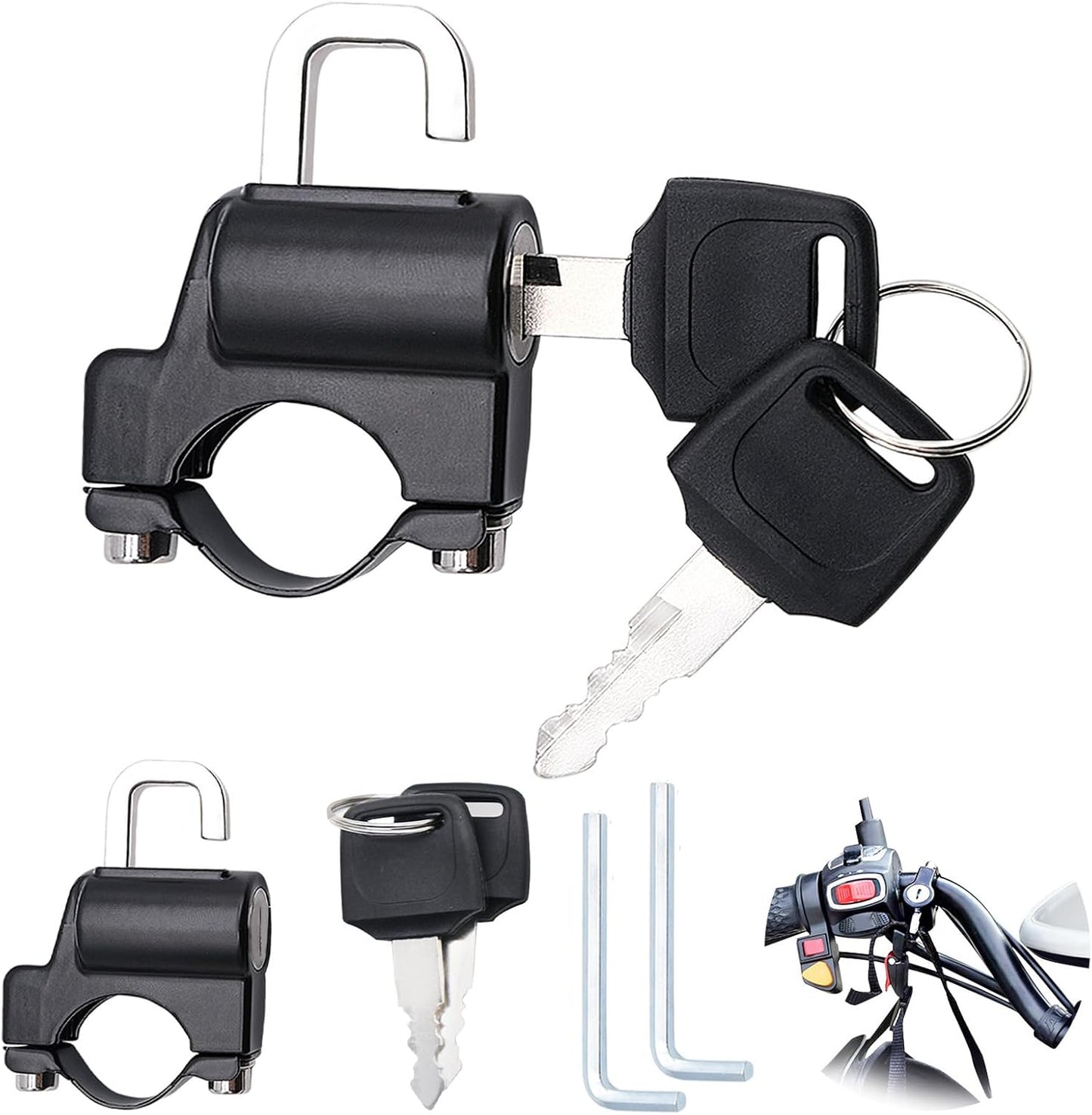 Universal Anti-Theft Helmet Lock - Keep Your Helmet Secure!