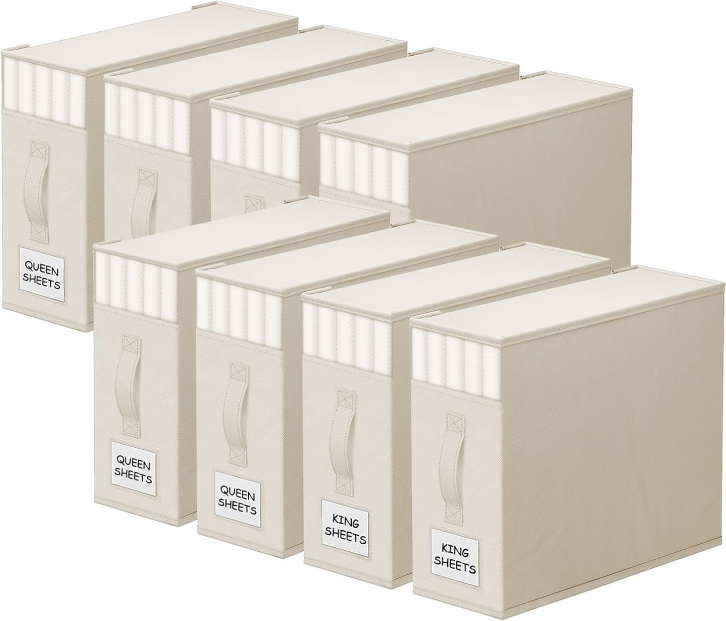 8 Pack Bed Sheet Organizers for Easy Storage and Organization