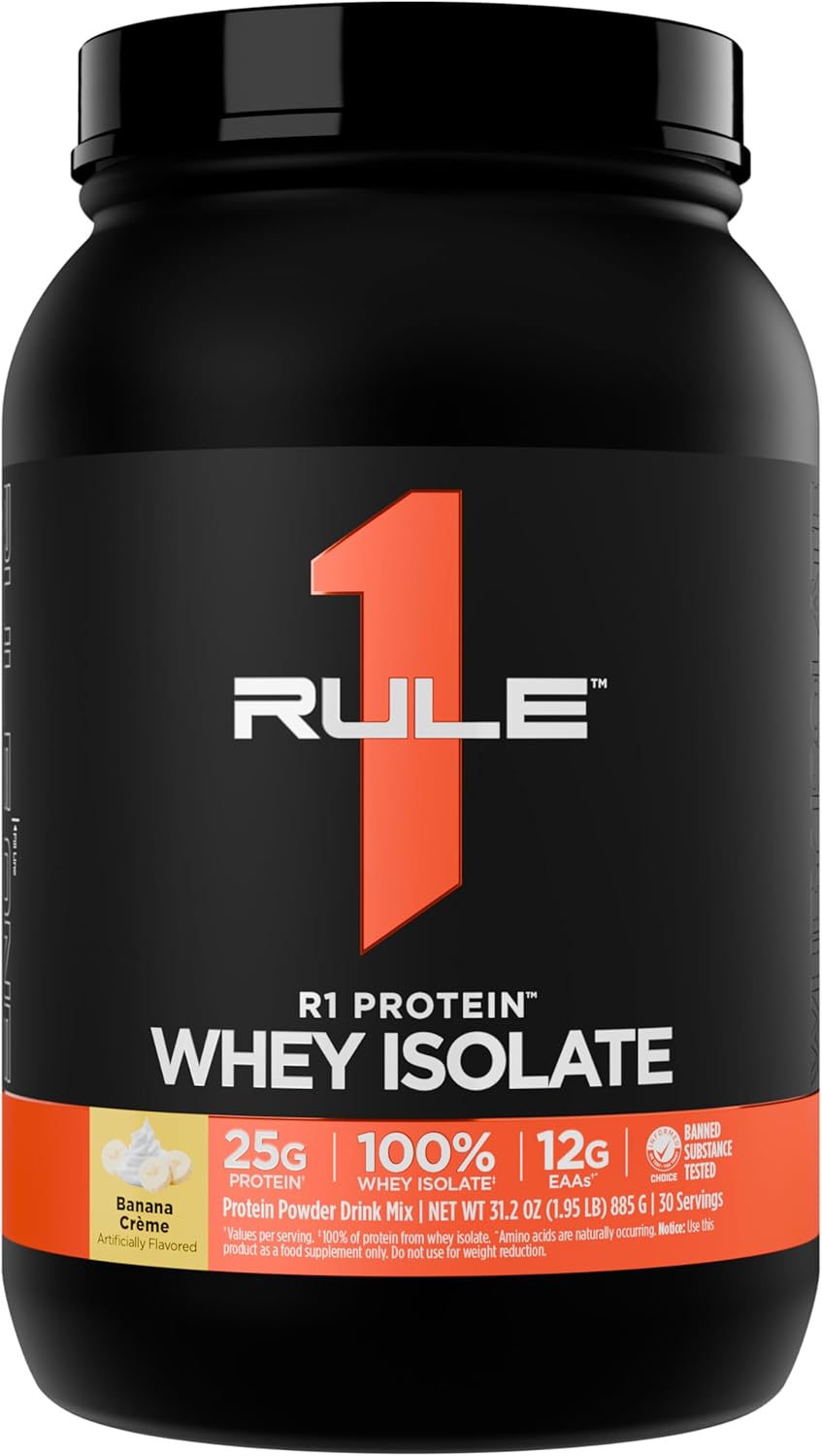 Rule 1 R1 Protein Whey Isolate - 25g Protein for Recovery