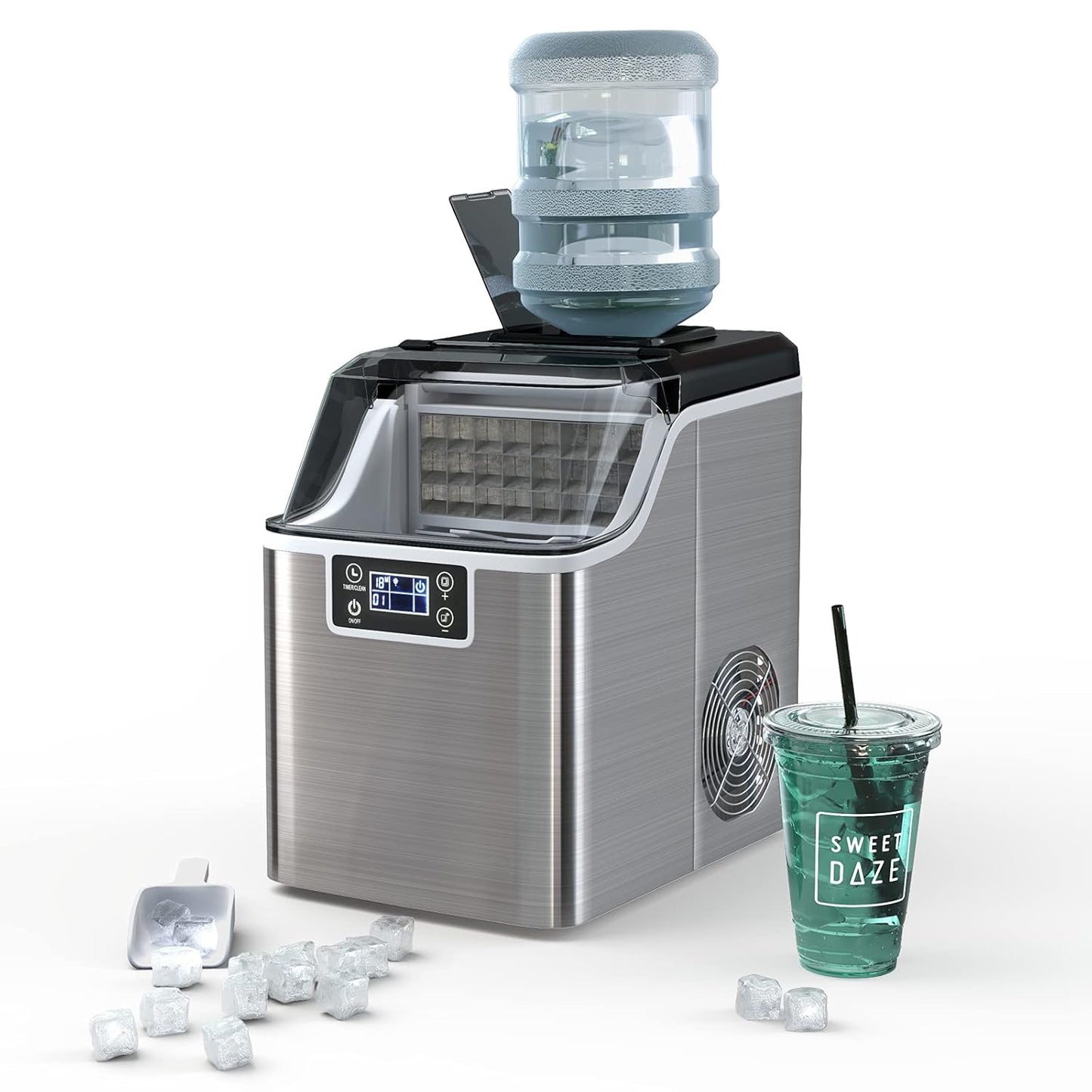 COSTWAY 40LBS/24H Countertop Ice Maker - Fast Ice Production