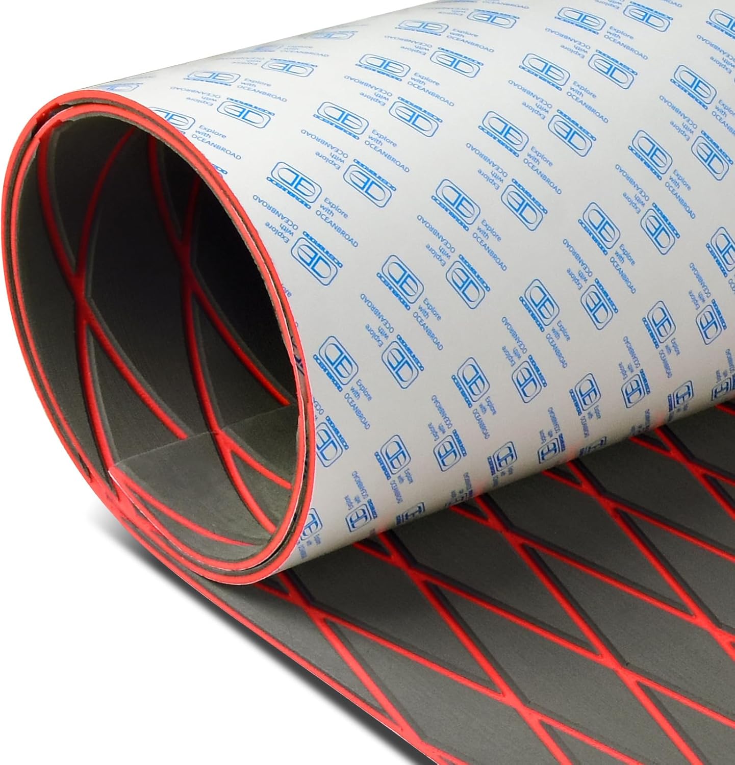 OCEANBROAD Self-Adhesive Diamond Pattern Boat Flooring Mat