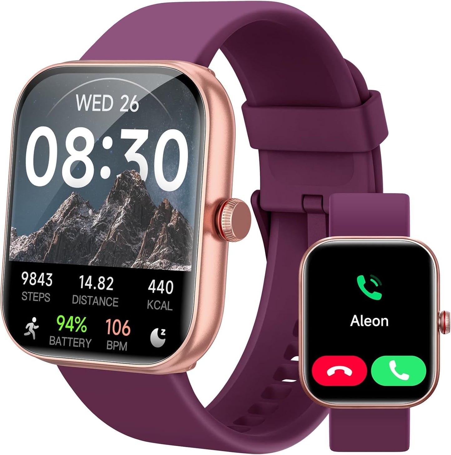 Yoever Smart Watch: Built-in Alexa, 105+ Sport Modes