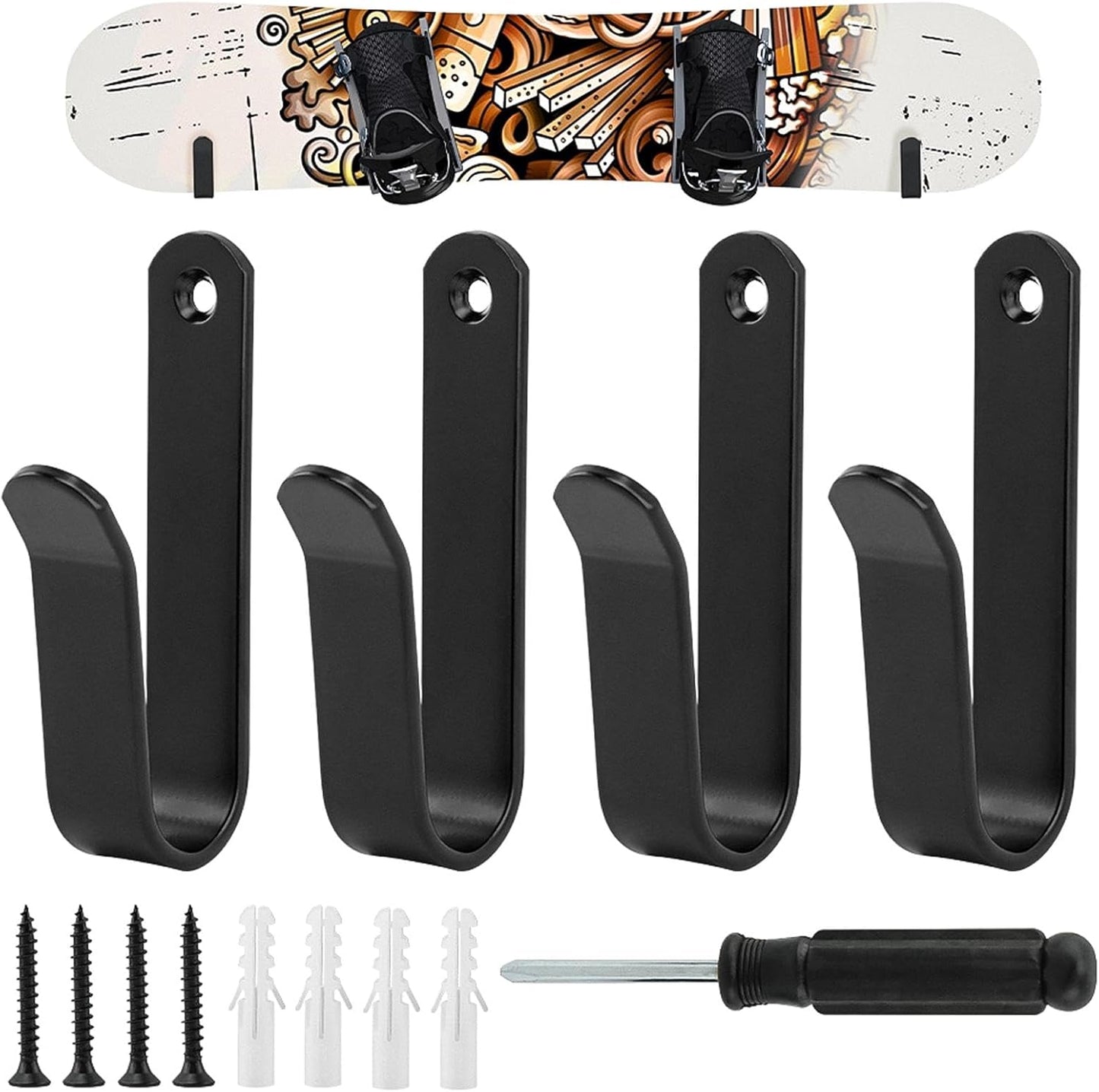 HONUTIGE Snowboard Wall Mount - Display & Storage Solution
