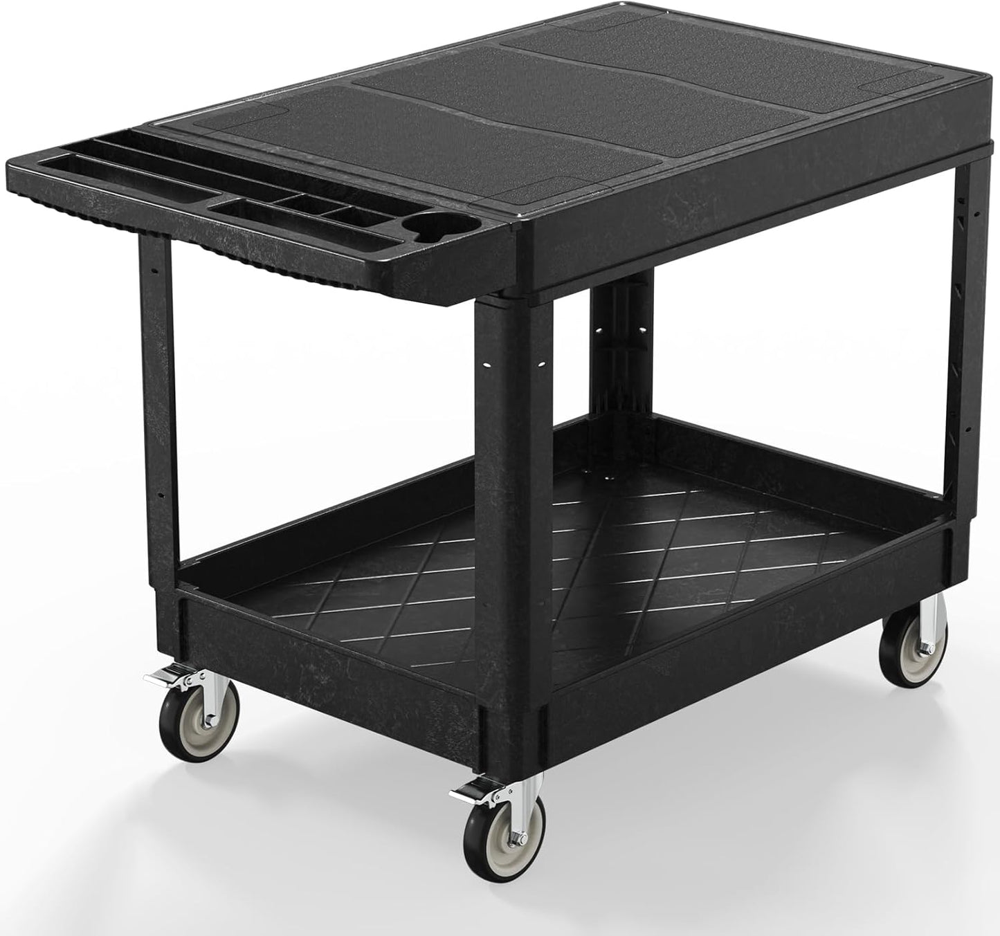 Utility Cart on Wheels for Heavy Duty Transport and Storage