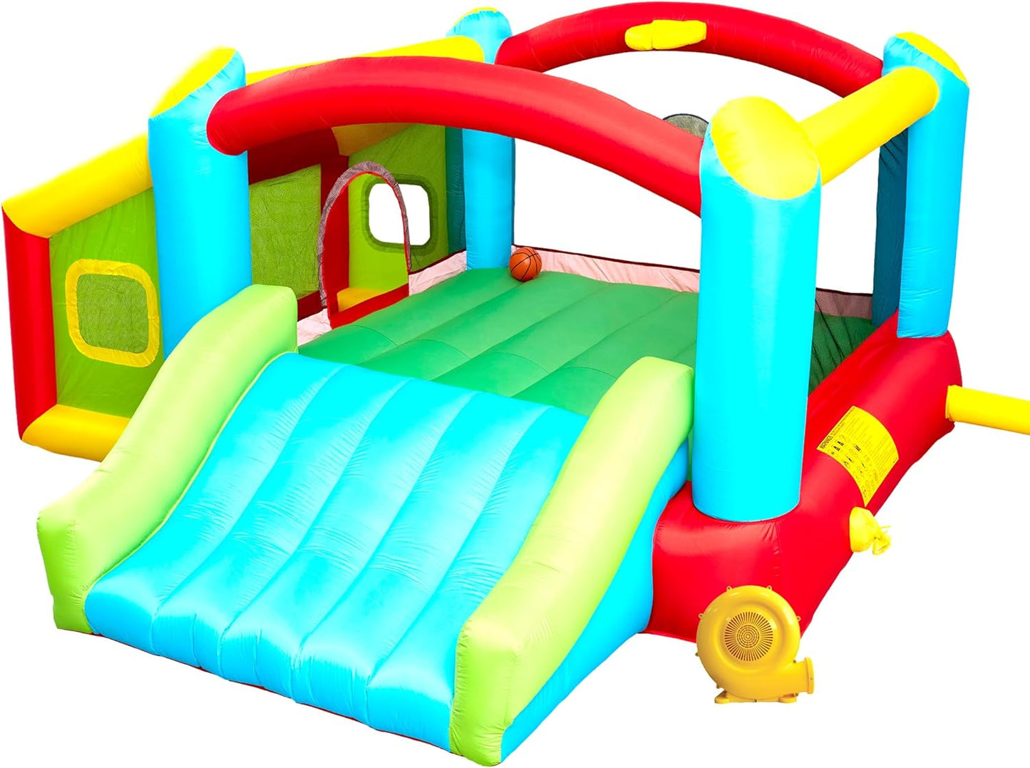 Inflatable Bouncer with Slide and Ball Pit for Kids Fun